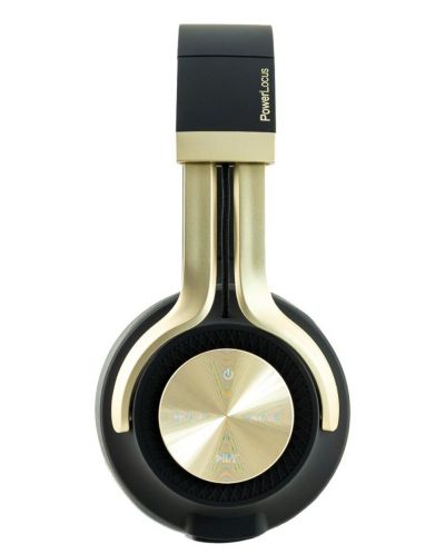 Ασύρματα ακουστικά PowerLocus - P3, μαύρα/χρυσά - 2