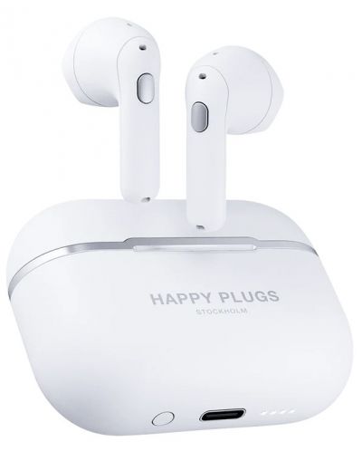 Ασύρματα ακουστικά Happy Plugs - Hope, TWS, λευκό - 3