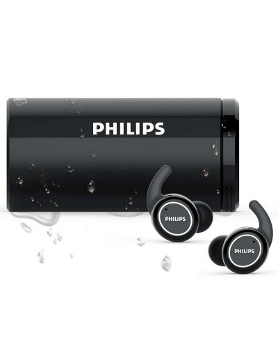 Ασύρματα ακουστικά Philips ActionFit - TAST702BK, μαύρα - 1