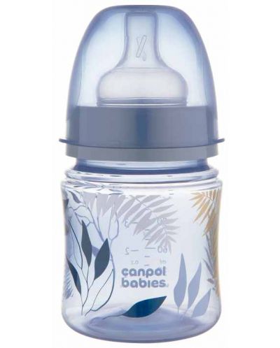 Μπουκάλι κατά των κολικών Canpol babies Easy Start - Gold, 120 ml, μπλε - 1