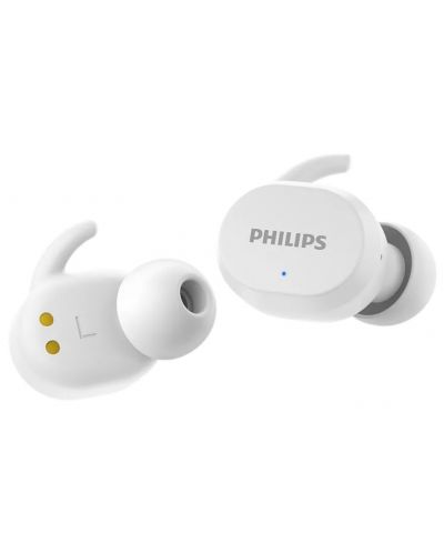 Ασύρματα ακουστικά Philips - TAT3216W, TWS, άσπρα - 4