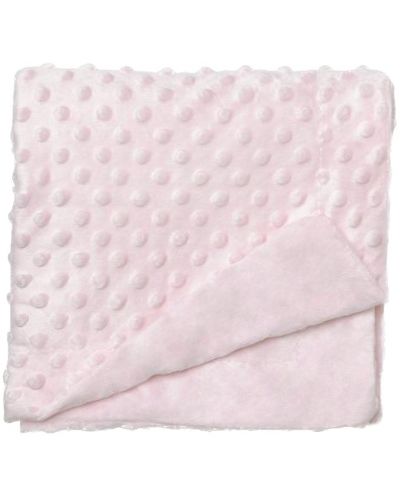 Βρεφική κουβέρτα Interbaby - Coral Fleece, ροζ, 80 х 110 cm - 2