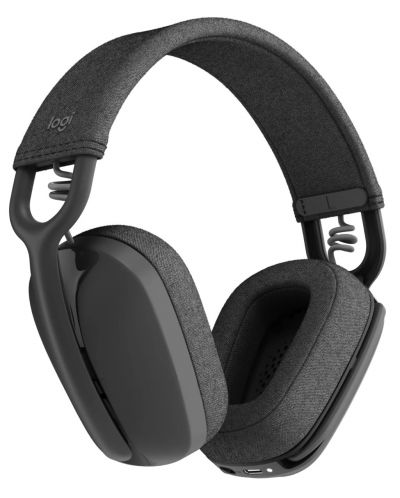 Ασύρματα ακουστικά με μικρόφωνο Logitech - Zone Vibe 100,μαύρο/γκρι - 2