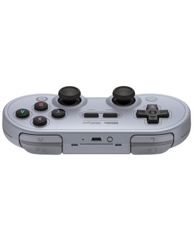 Ασύρματο χειριστήριο 8BitDo - SN30 Pro, Hall Effect Edition, Grey (Nintendo Switch/PC) - 3