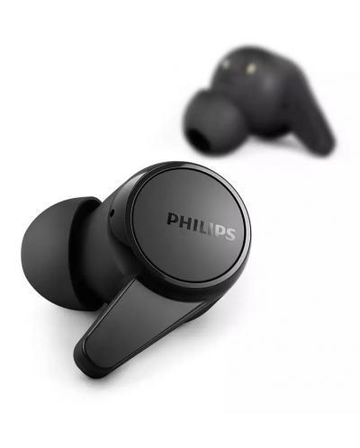 Ασύρματα ακουστικά Philips - TAT1207BK/00, TWS, μαύρα - 4
