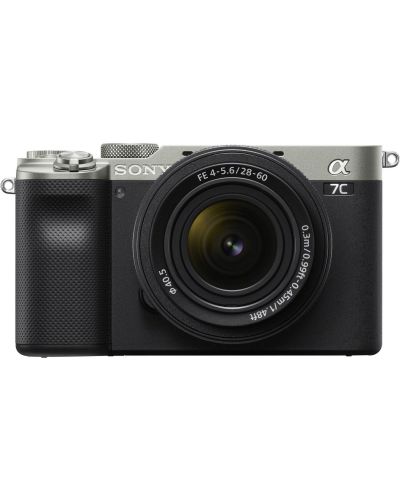 Φωτογραφική μηχανή Mirrorless Sony - Alpha 7C, FE 28-60mm, Silver - 1