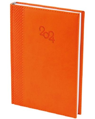 Σημειωματάριο Spree -Με θερμοεξώφυλλο, 168 φύλλα, πορτοκαλί, 2024 - 1