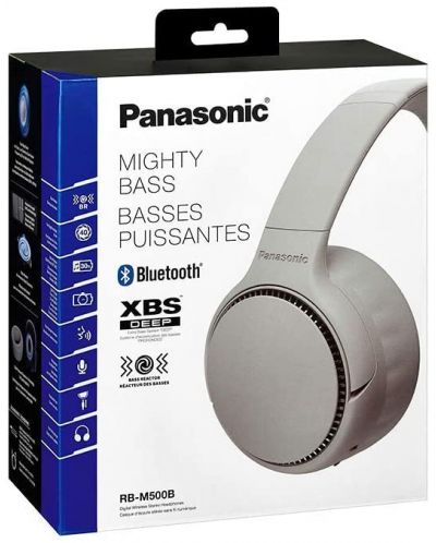 Ασύρματα ακουστικά με μικρόφωνο Panasonic - RB-M500BE, λευκά - 3