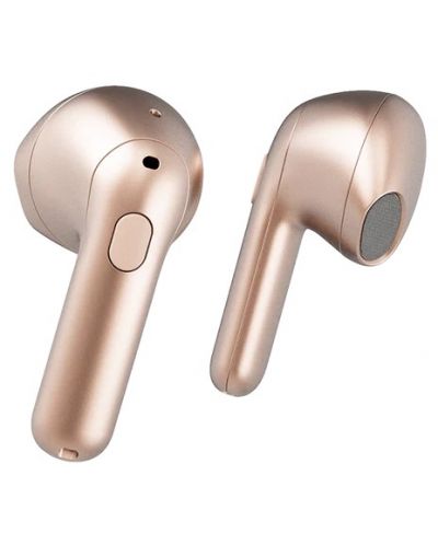 Ασύρματα ακουστικά  Happy Plugs - Hope, TWS, ροζ/χρυσό - 4