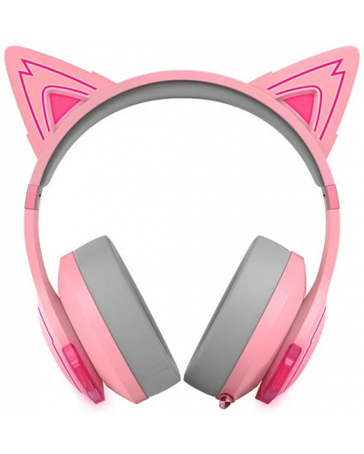 Ασύρματα ακουστικά με μικρόφωνο Edifier - G5BT CAT, ροζ - 2