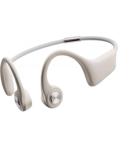 Ασύρματα ακουστικά με μικρόφωνο Sudio - B1, λευκό/μπεζ - 1