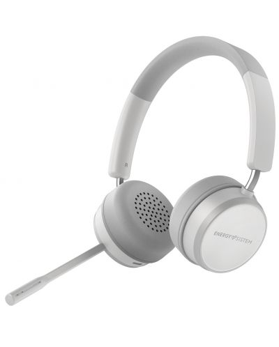 Ασύρματα ακουστικά με μικρόφωνο Energy Sistem - Office 6, λευκό/γκρι - 1