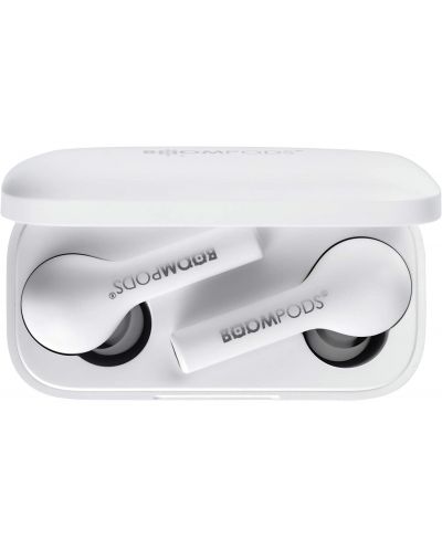 Ακουστικά με μικρόφωνο Boompods - Bassline, TWS, λευκά - 1