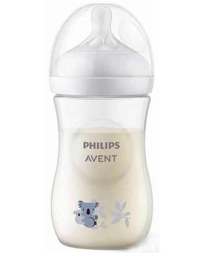 Μπιμπερό   Philips Avent - Natural Response 3.0, με θηλή 1 μηνών +,260 ml, Κοάλα - 3