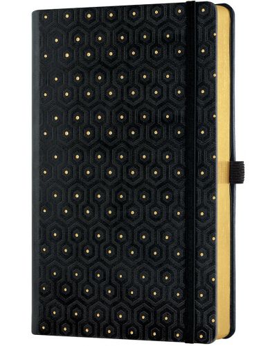 Σημειωματάριο Castelli Copper & Gold - Honeycomb Gold, 13 x 21 cm, με γραμμές - 2