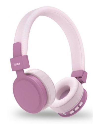 Ασύρματα ακουστικά με μικρόφωνο Hama - Freedom Lit II, ροζ - 2
