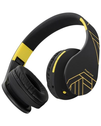 Ασύρματα ακουστικά PowerLocus - P2, μαύρα/κίτρινα - 2