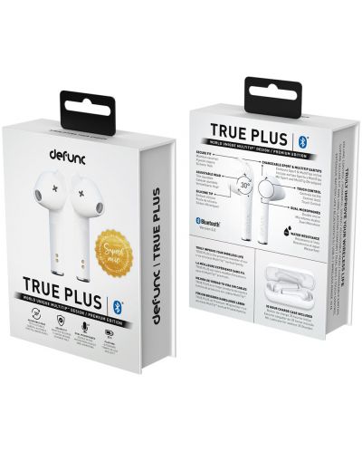 Ασύρματα ακουστικά Defunc - TRUE PLUS, TWS, λευκά - 7
