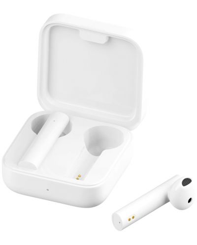 Ασύρματα ακουστικά με μικρόφωνο Xiaomi - Mi 2 Basic, TWS, λευκά - 2