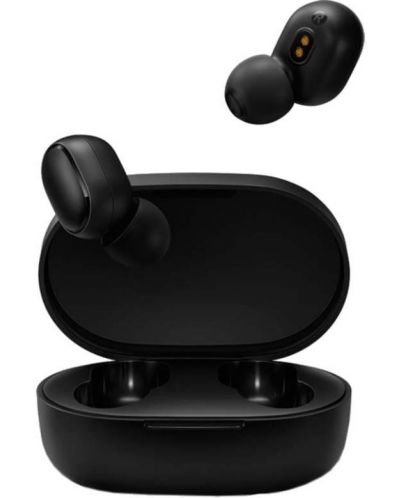 Ασύρματα ακουστικά με μικρόφωνο Xiaomi - Mi 2 Basic, TWS, μαύρα - 1