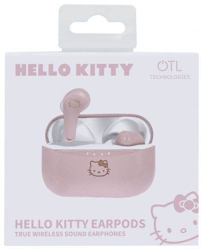Παιδικά ακουστικά OTL Technologies - Hello Kitty, TWS, ροζ/λευκό - 4