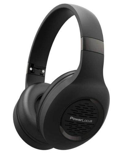 Ασύρματα ακουστικά PowerLocus - P4 Plus, μαύρα - 1