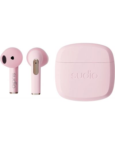Ασύρματα ακουστικά Sudio - N2, TWS, ροζ - 1