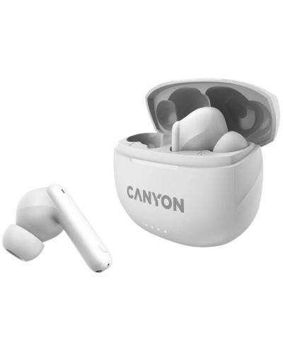 Ασύρματα ακουστικά Canyon - TWS-8, λευκά - 1