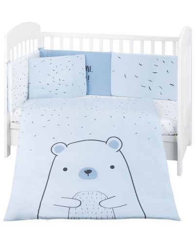 Σετ ύπνου 6 τεμάχια  KikkaBoo - Bear with me, Blue, 60 х 120 cm - 1
