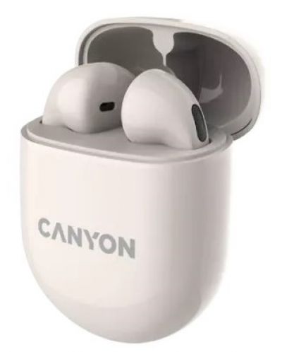 Ασύρματα ακουστικά Canyon - TWS-6, μπεζ - 1
