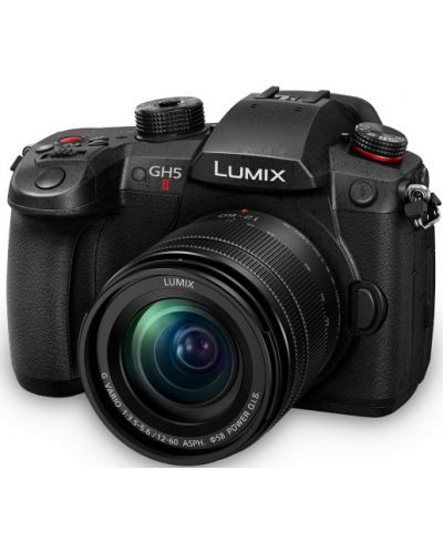 Φωτογραφική μηχανή Mirrorless Panasonic - Lumix G GH5 II, 12-60mm, Black - 1