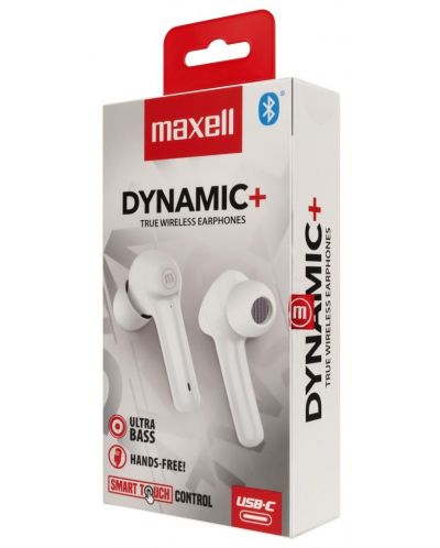 Ασύρματα ακουστικά Maxell - Dynamic, TWS, λευκό - 2
