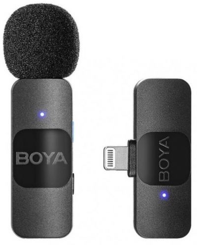 Σύστημα ασύρματου μικροφώνου Boya - BY-V1 Lightning, μαύρο - 2