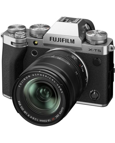 Mirrorless φωτογραφική μηχανή Fujifilm - X-T5, 18-55mm, Silver - 2