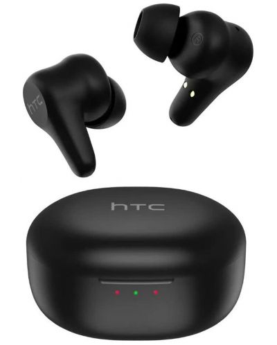 Ασύρματα ακουστικά HTC - True Wireless Earbuds Plus, ANC, μαύρο - 3