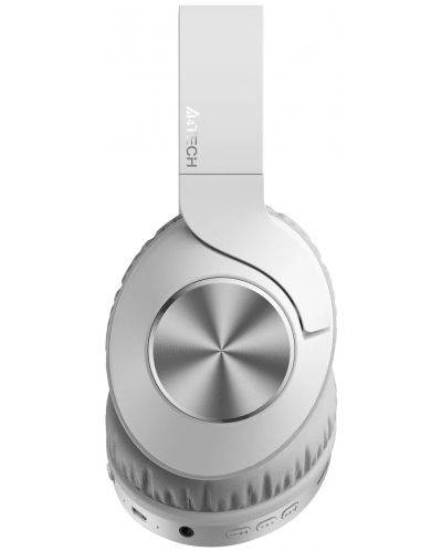 Ασύρματα ακουστικά με μικρόφωνο A4tech - BH300, λευκό/γκρι - 5