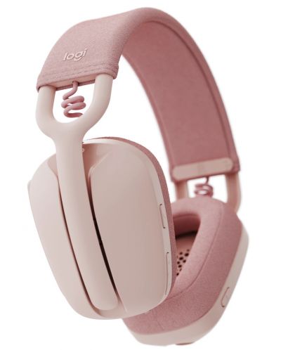 Ασύρματα ακουστικά με μικρόφωνο  Logitech - Zone Vibe 100,ροζ - 3