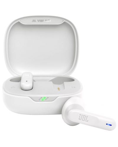 Ασύρματα ακουστικά JBL - Vibe Flex, TWS, λευκό - 1