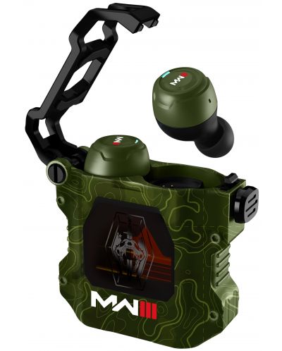Ασύρματα ακουστικά OTL Technologies - Call of Duty MWIII, TWS, Olive Camo - 1