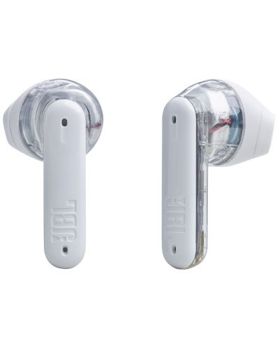 Ασύρματα ακουστικά JBL - Tune Flex Ghost Edition, TWS, ANC, λευκά  - 6