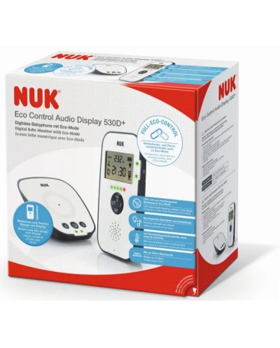 Οθόνη μωρού Nuk - Eco Control Audio Display 530D+ - 2