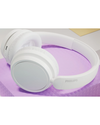 Ασύρματα ακουστικά Philips - TAH5209WT/00, Bluetooth, άσπρα  - 10