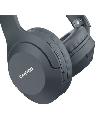 Ασύρματα ακουστικά με μικρόφωνο  Canyon - BTHS-3, γκρι - 3