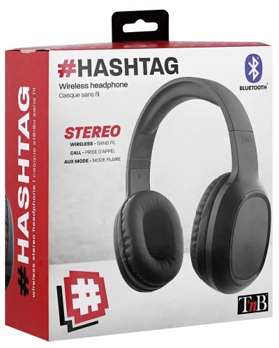 Ασύρματα ακουστικά με μικρόφωνο T'nB - Hashtag, μαύρα - 4