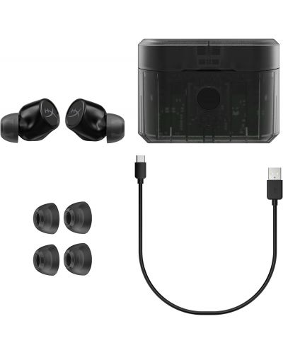 Ασύρματα ακουστικά HyperX - Cirro Buds Pro, TWS, ANC, μαύρο - 5