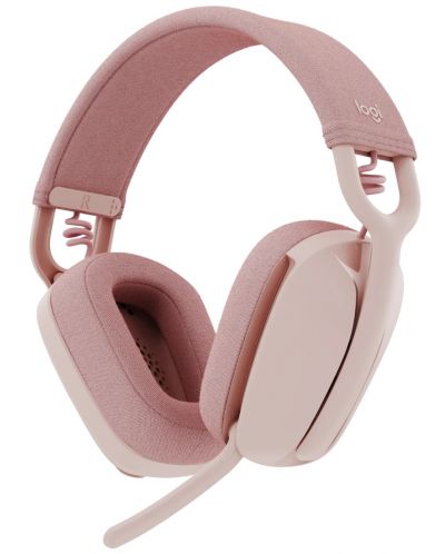 Ασύρματα ακουστικά με μικρόφωνο  Logitech - Zone Vibe 100,ροζ - 1