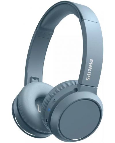 Ασύρματα ακουστικά με μικρόφωνο Philips - TAH4205BL, μπλε - 1