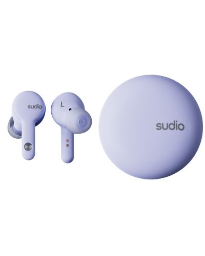 Ασύρματα ακουστικά Sudio - A2, TWS, ANC, μωβ - 1