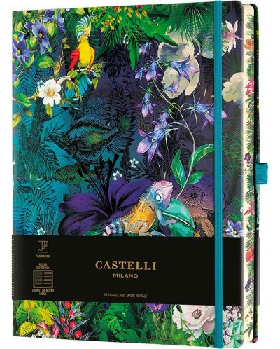 Σημειωματάριο Castelli Eden - Lily, 19 x 25 cm, με γραμμές - 1