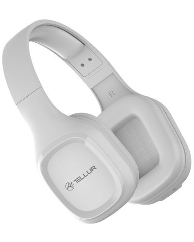 Ασύρματα ακουστικά Tellur - Pulse, άσπρα  - 3